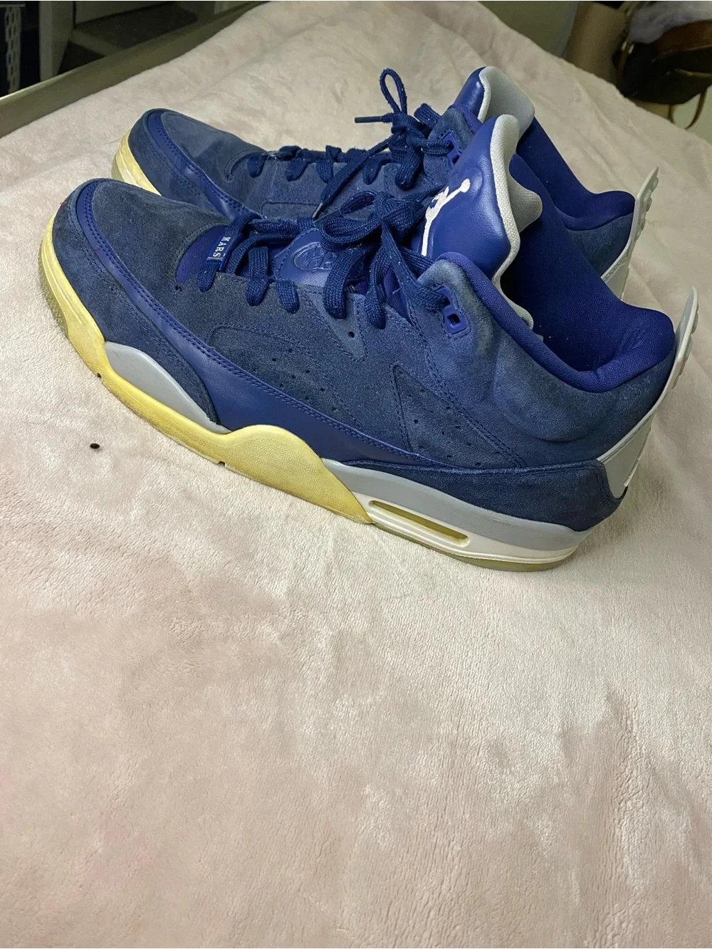 - Air Jordan Son Of Mars Low Navy Blue Mens Size 13